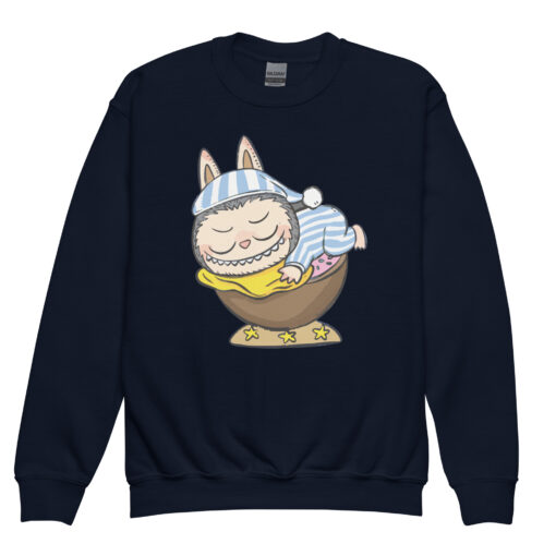 POP MART Labubu Printing Youth crewneck sweatshirt P1-97 - Image 2