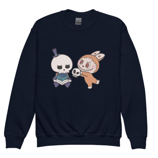 POP MART Labubu Printing Youth crewneck sweatshirt P1-139 - Image 2