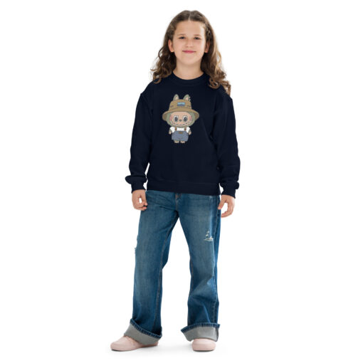 POP MART Labubu Printing Youth crewneck sweatshirt P3-143 - Image 2
