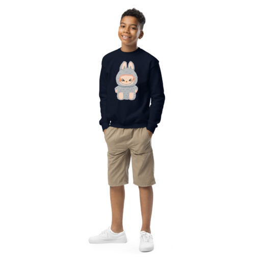 POP MART Labubu Printing Youth crewneck sweatshirt P3-97 - Image 2