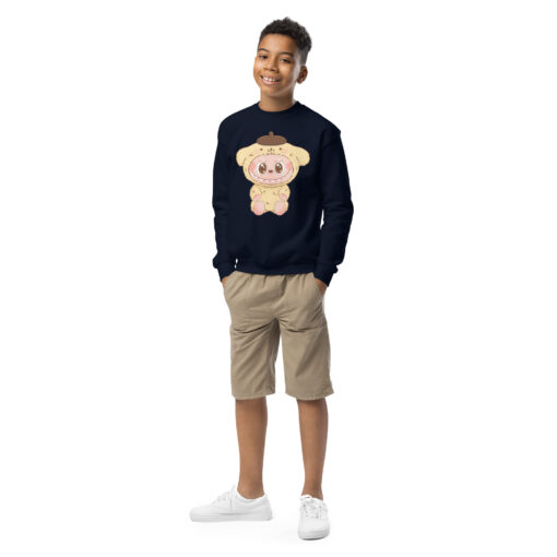 POP MART Labubu Printing Youth crewneck sweatshirt P3-17 - Image 2