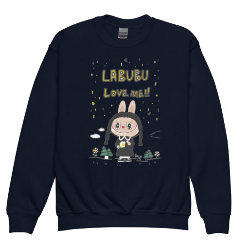 POP MART Labubu Printing Youth crewneck sweatshirt P1-203 - Image 2
