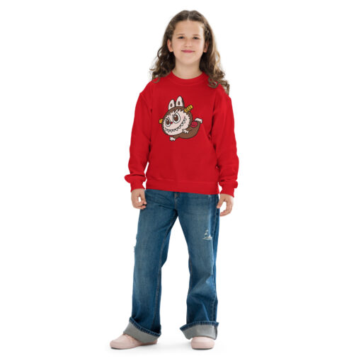 POP MART Labubu Printing Youth crewneck sweatshirt P1-160 - Image 4