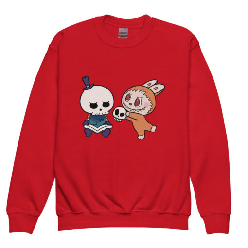 POP MART Labubu Printing Youth crewneck sweatshirt P1-139 - Image 4