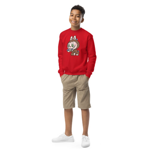 POP MART Labubu Printing Youth crewneck sweatshirt P2-20 - Image 4