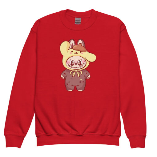 POP MART Labubu Printing Youth crewneck sweatshirt P3-35 - Image 4