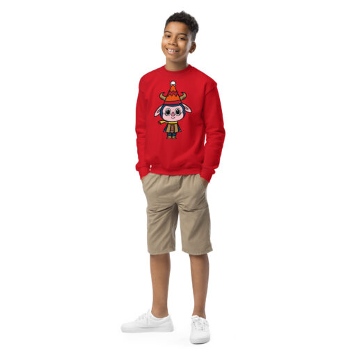 POP MART Labubu Printing Youth crewneck sweatshirt P2-16 - Image 4