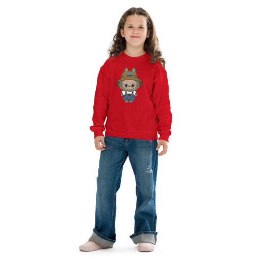 POP MART Labubu Printing Youth crewneck sweatshirt P3-143 - Image 4