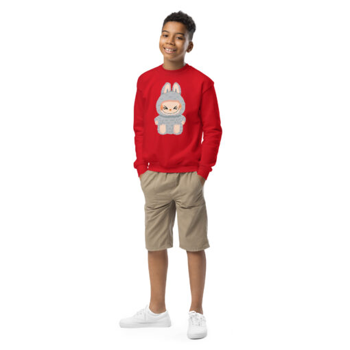 POP MART Labubu Printing Youth crewneck sweatshirt P3-97 - Image 4