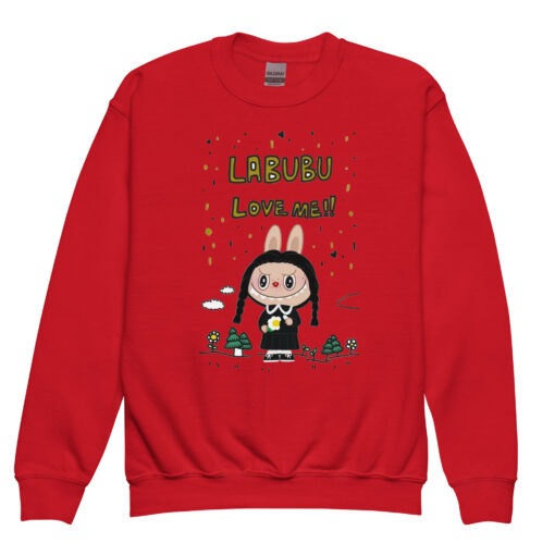 POP MART Labubu Printing Youth crewneck sweatshirt P1-203 - Image 4