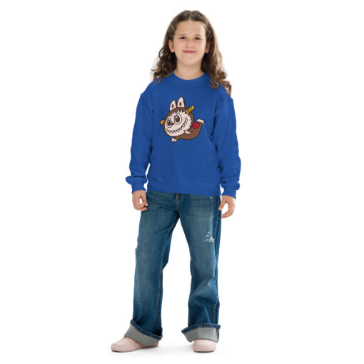 POP MART Labubu Printing Youth crewneck sweatshirt P1-160 - Image 6