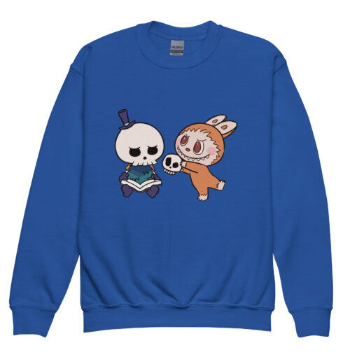 POP MART Labubu Printing Youth crewneck sweatshirt P1-139 - Image 6
