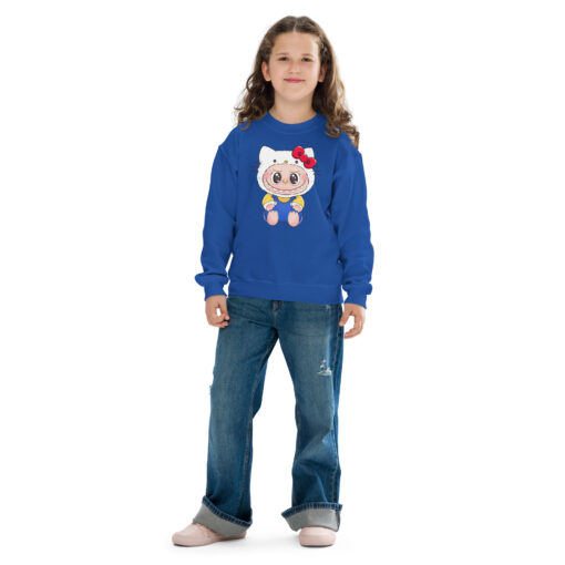 POP MART Labubu Printing Youth crewneck sweatshirt P3-9 - Image 6