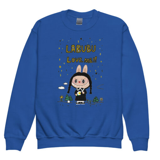 POP MART Labubu Printing Youth crewneck sweatshirt P1-203 - Image 6