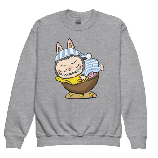 POP MART Labubu Printing Youth crewneck sweatshirt P1-97 - Image 7