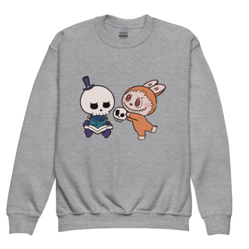 POP MART Labubu Printing Youth crewneck sweatshirt P1-139 - Image 7