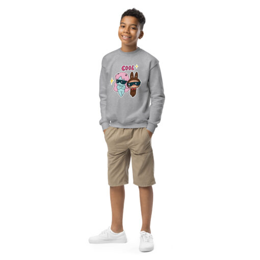 POP MART Labubu Printing Youth crewneck sweatshirt P1-40 - Image 7