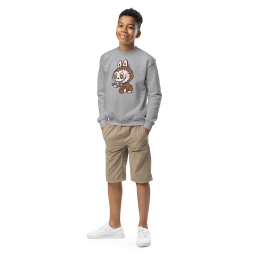 POP MART Labubu Printing Youth crewneck sweatshirt P2-20 - Image 7