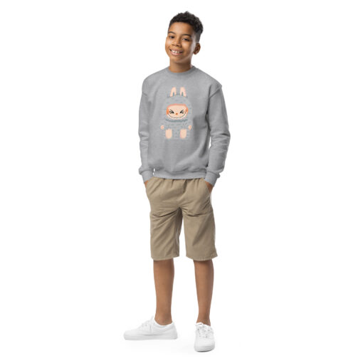 POP MART Labubu Printing Youth crewneck sweatshirt P3-97 - Image 7