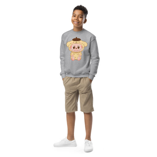 POP MART Labubu Printing Youth crewneck sweatshirt P3-17 - Image 7