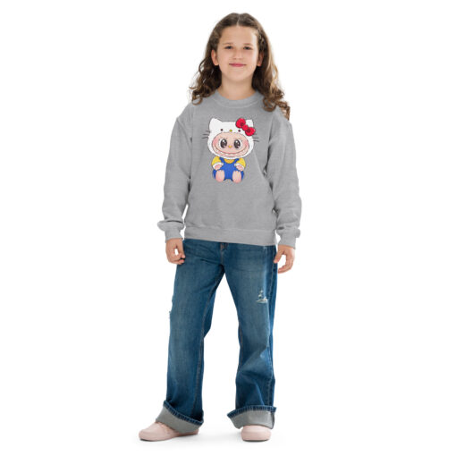 POP MART Labubu Printing Youth crewneck sweatshirt P3-9 - Image 7