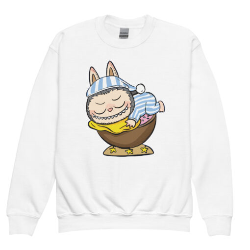 POP MART Labubu Printing Youth crewneck sweatshirt P1-97 - Image 8