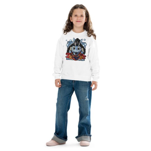 POP MART Labubu Printing Youth crewneck sweatshirt P0-27 - Image 8