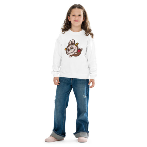 POP MART Labubu Printing Youth crewneck sweatshirt P1-160 - Image 8