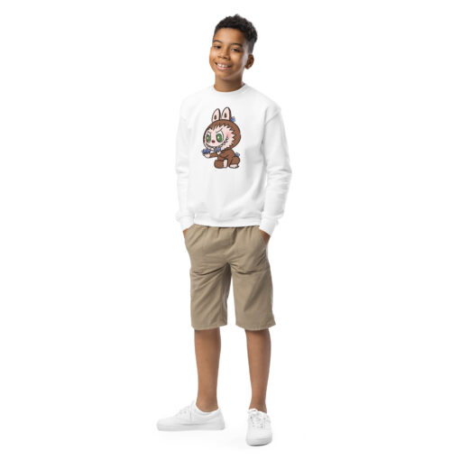 POP MART Labubu Printing Youth crewneck sweatshirt P2-20 - Image 8