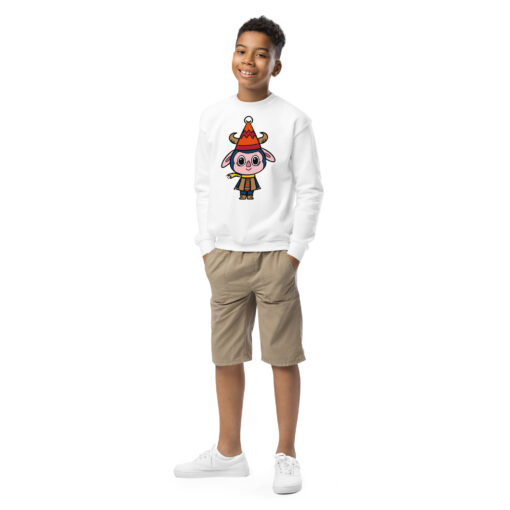 POP MART Labubu Printing Youth crewneck sweatshirt P2-16 - Image 8