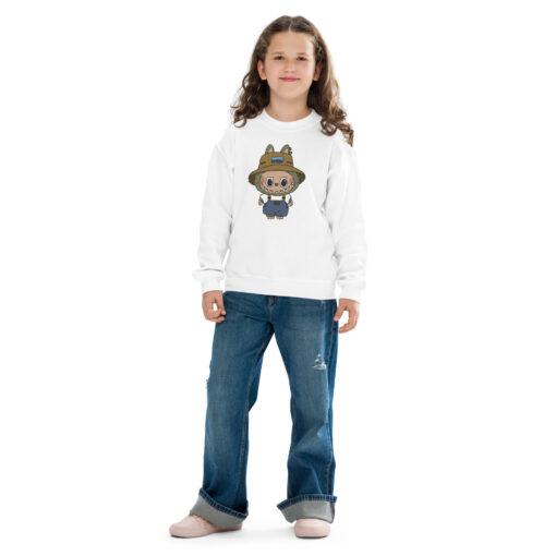 POP MART Labubu Printing Youth crewneck sweatshirt P3-143 - Image 8