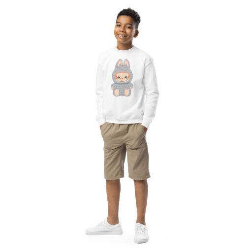 POP MART Labubu Printing Youth crewneck sweatshirt P3-97 - Image 8