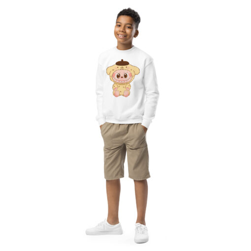POP MART Labubu Printing Youth crewneck sweatshirt P3-17 - Image 8