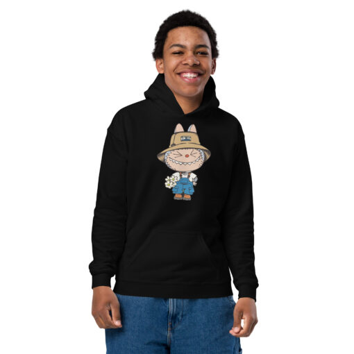 POP MART Labubu Printing Youth heavy blend hoodie P1-127 - Image 2
