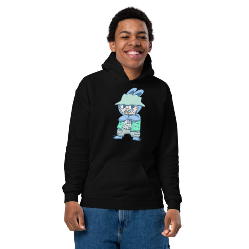 POP MART Labubu Printing Youth heavy blend hoodie P3-114 - Image 2