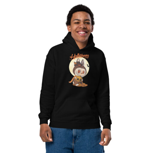 POP MART Labubu Printing Youth heavy blend hoodie P1-188 - Image 2