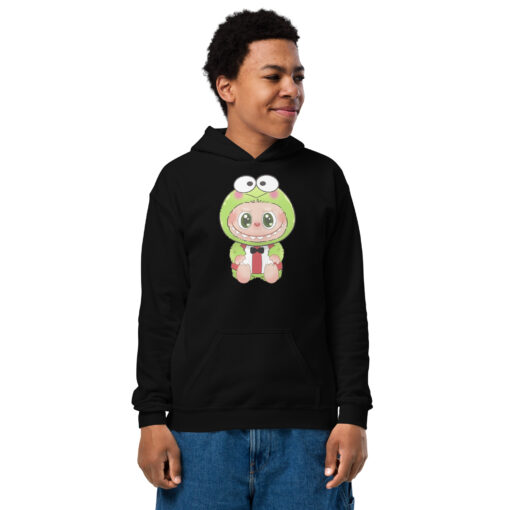 POP MART Labubu Printing Youth heavy blend hoodie P3-8 - Image 2