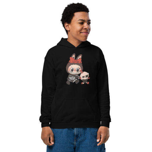 POP MART Labubu Printing Youth heavy blend hoodie P1-132 - Image 2