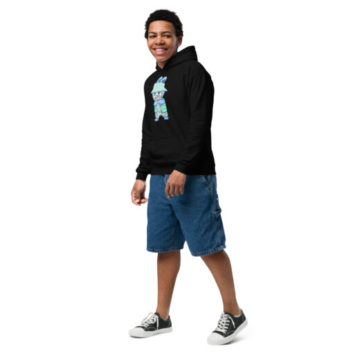 POP MART Labubu Printing Youth heavy blend hoodie P3-114 - Image 3