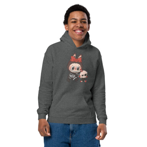 POP MART Labubu Printing Youth heavy blend hoodie P1-132 - Image 12