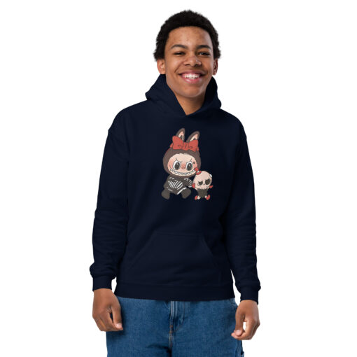 POP MART Labubu Printing Youth heavy blend hoodie P1-132 - Image 7