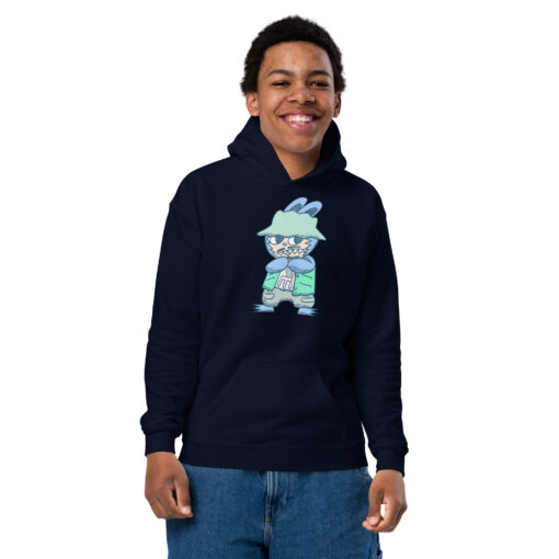 POP MART Labubu Printing Youth heavy blend hoodie P3-114 - Image 7