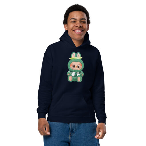 POP MART Labubu Printing Youth heavy blend hoodie P3-136 - Image 7