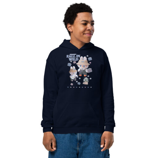 POP MART Labubu Printing Youth heavy blend hoodie P1-47 - Image 6