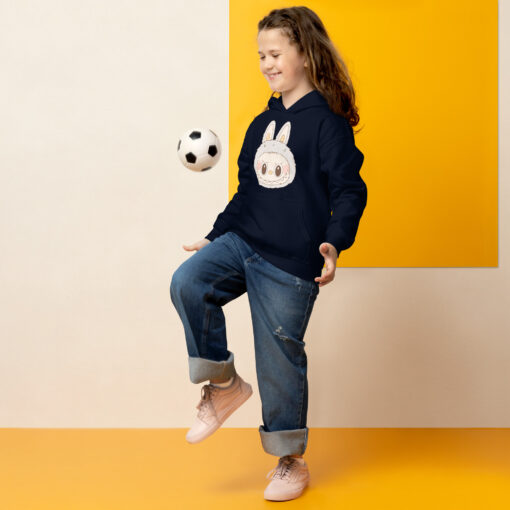POP MART Labubu Printing Youth heavy blend hoodie P1-167 - Image 2