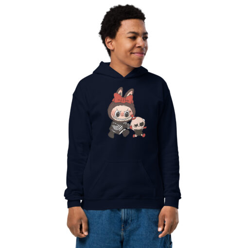 POP MART Labubu Printing Youth heavy blend hoodie P1-132 - Image 6