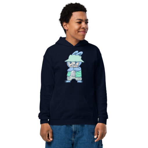POP MART Labubu Printing Youth heavy blend hoodie P3-114 - Image 6