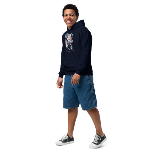 POP MART Labubu Printing Youth heavy blend hoodie P1-47 - Image 8