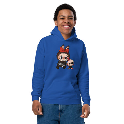 POP MART Labubu Printing Youth heavy blend hoodie P1-132 - Image 17