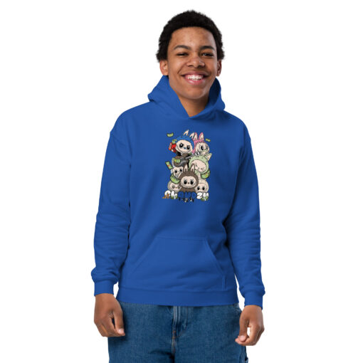 POP MART Labubu Printing Youth heavy blend hoodie P1-199 - Image 17